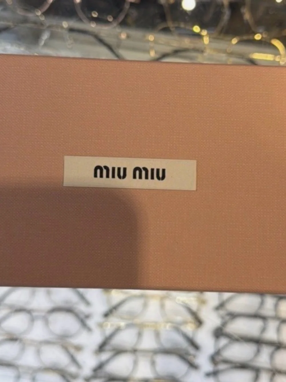 Miu Miu Dusty Pink Velvet Sunglasses Case with Soft Pouch